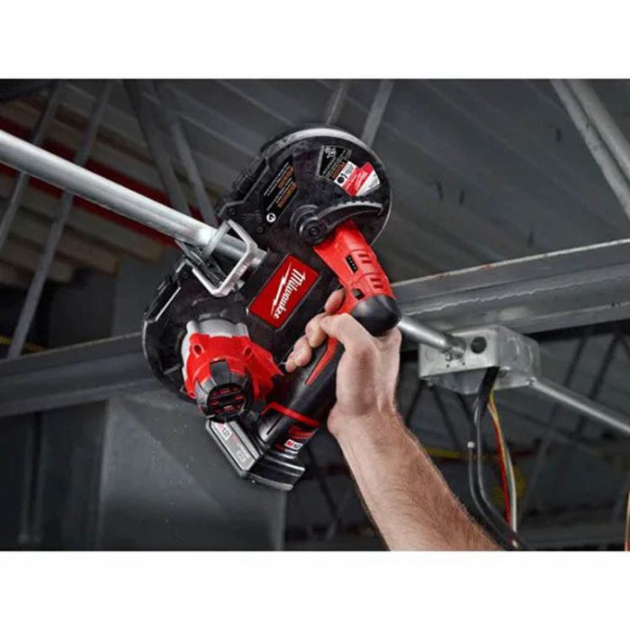 クワです Milwaukee 2429-20 M12 12V Cordless Sub Compact Band Saw, Bare Tool