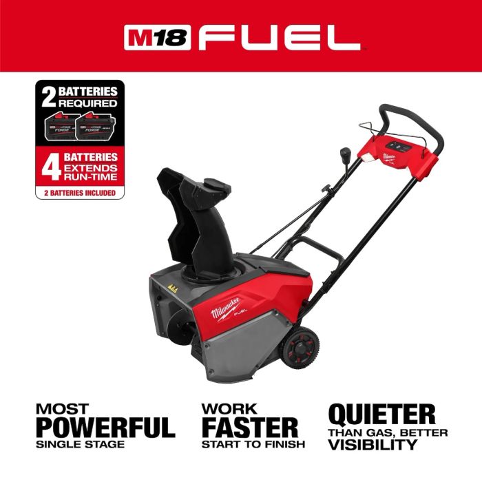 Milwaukee M18 FUEL Snow Blower - Thumbnail 2