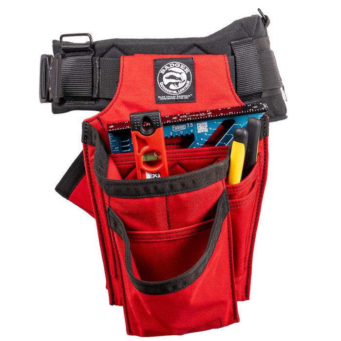 Badger Tool Belts 462156 XXL Red Trimmer Tool Bag Set | burnstools.com