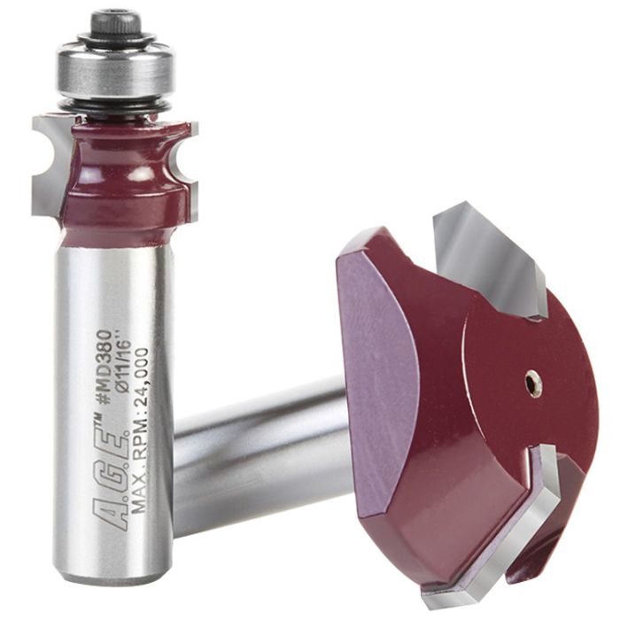 Amana Tool MD530 Age Series 2 Piece Beaded Face Frame Router Bit