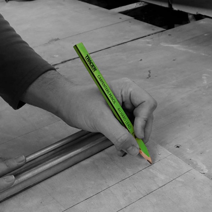 Tracer ACP1 10-Piece 4H Heavy-Duty Carpenter Pencils with
