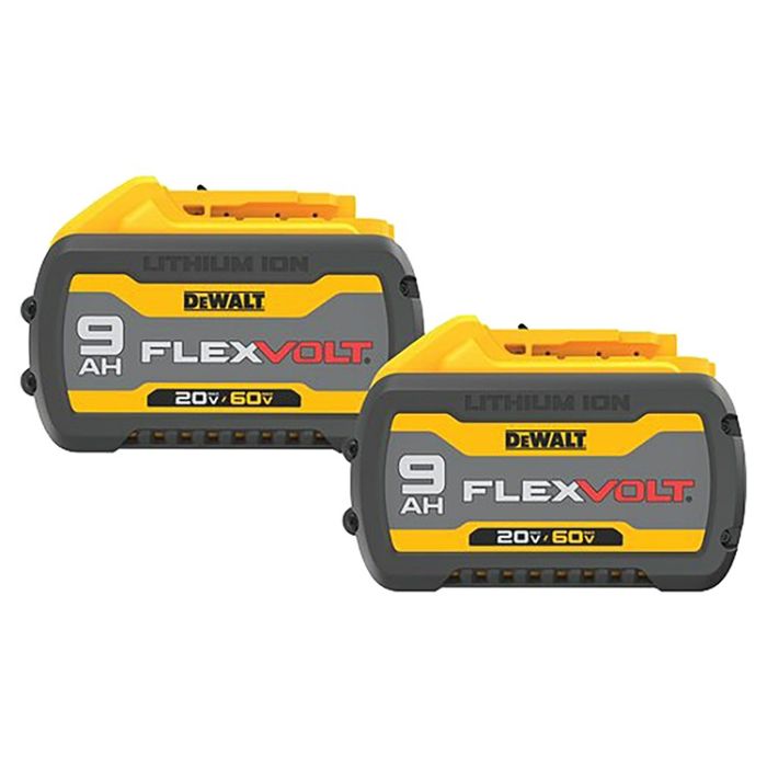 DeWalt DCB609-2 FlexVolt 20V and 60V Max 9 Ah Lithium Ion Battery