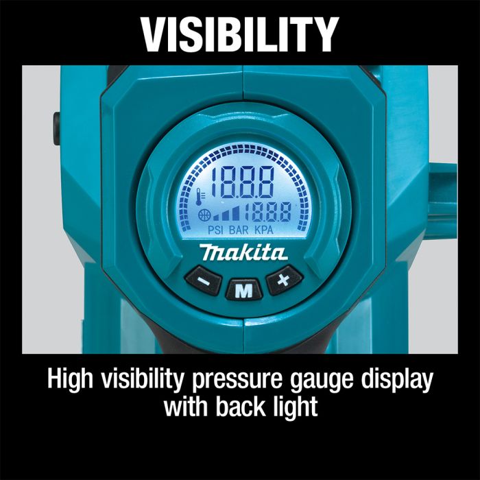 Makita DMP181ZX LXT 18V Cordless High‑Pressure Inflator, Bare Tool