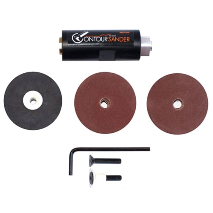 ARBORTECH Contour Sander - Mini Ponceuse Excentrique Pour Meuleuse D'Angle, Idéale Sculpture Et Ponçage Courbes Bois