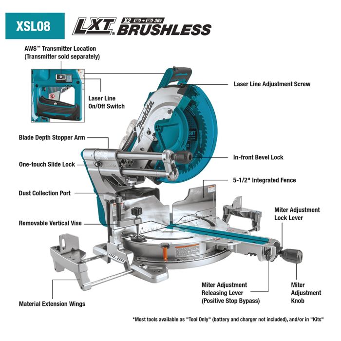 Makita XSL08PT 12