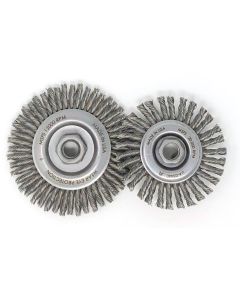 United Abrasives - SAIT 03384 6" x 0.020" x 5/8"-11 Pipeline/Stringer Bead Wire Wheel