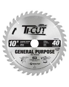 Timberline 10040-30 Ti-Cut 10" x 40 TPI Carbide Tipped General Purpose & Finishing Saw Blade