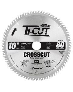 Timberline 10080-30 Ti-Cut 10" x 80 TPI Carbide Tipped General Purpose & Finishing Saw Blade