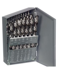 Champion Cutting Tool 129LH, 1/16" to 1/2" 29 Piece Left Hand Drill Bit Set
