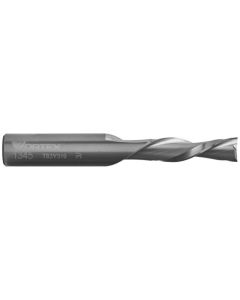 Vortex Tool 1345, 3/8" x 1-1/4" DE Downcut Right Hand Finishing Router Bit