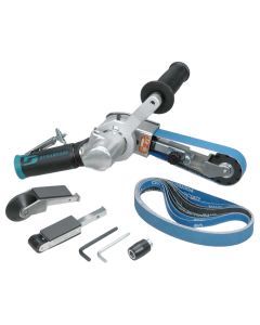 Dynabrade 15302 Dynafile III 1/4" 7 Degree Offset Front Exhaust Abrasive Belt Tool Versatility Kit