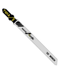 Bosch T101A 4" 14 TPI High Speed Steel Jig Saw Blade, 5 Piece