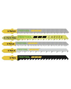 Festool 204275 STS-Sort/25W 3" Jigsaw Blade Set, 25 Piece