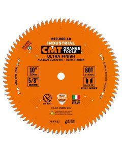 CMT Tools 210.080.10, 10" x 0.126" Ultra Finish Plywood & Melamine Blades