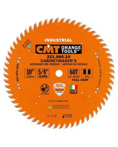 CMT Tools 221.060.10, 10" x 0.126" x 0.087" Cabinetmaker Circular Saw Blade
