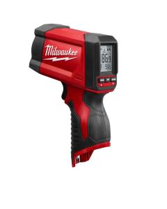 Milwaukee 2278-20 M12 12V 12:1 LCD Display Cordless Infrared Temperature Gun, Bare Tool