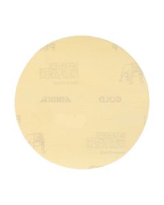 Mirka Abrasives 23-332-500 Gold 5" x 0 P500 PSA Abrasive Disc, 100/Box