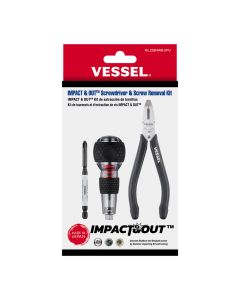 Vessel Tools 238HWB2PU, Impact & Out Screwdriver & Screw Removal Kit