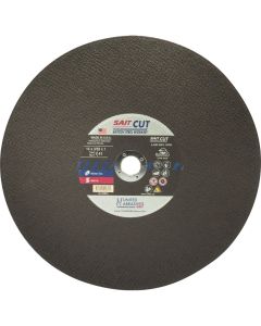 United Abrasives - SAIT 24053 14" Saitech Steel Worker Chop Saw Wheel, 10/Box