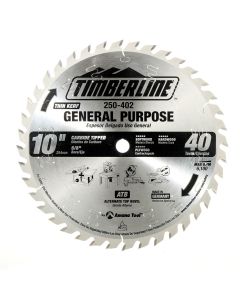 Timberline 250-402, 10" x 40T H-ATB Circular Saw Blade
