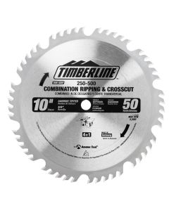 Timberline 250-500, 10" x 50T 4&1 Circular Saw Blade