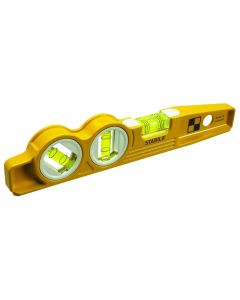 Stabila 25245 10" Type 81SMW45 Die Cast Three Vial Torpedo Level