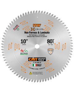 CMT Tools 254.080.10, 10" x 0.102" Non-Ferrous & Laminate Circular Saw Blade
