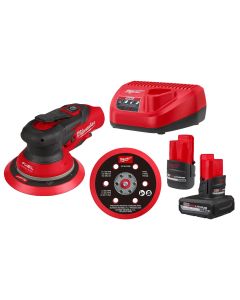 Milwaukee 2585-22CX M12 Fuel 6" Random Orbital Sander Kit