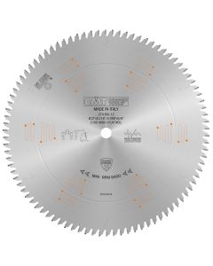 CMT Tools 274.691.12, 12" x 0.118" Super Fine Finishing Sliding Compound Blade