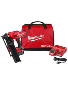 Milwaukee 2744-21 Fuel M18 18V Cordless 21 Degree Framing Nailer Kit