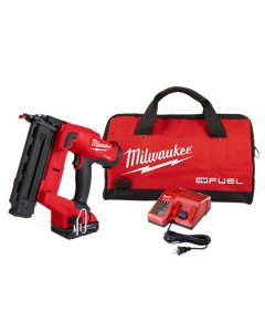 Milwaukee 2746-21CT M18 Fuel 18V Cordless 18 Gauge Brad Nailer Kit