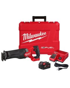 Milwaukee 2821-21 M18 Fuel Sawzall 18V Cordless Reciprocating Saw Kit, 1 Battery XC5.0