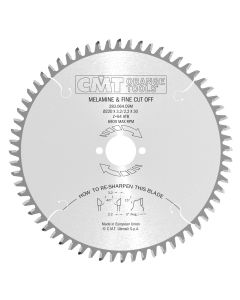 CMT Tools 283.064.09M, 220mm Ultra Fine Finishing Plywood & Melamine Saw Blade