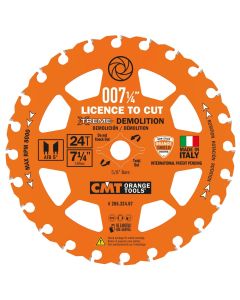 CMT Tools 286.324.07-X10 7-1/4" Xtreme Demo Saw Blade