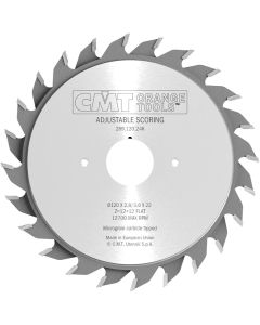 CMT Tools 289.120.24K, 120mm x 22mm Industrial Adjustable Scoring Blade