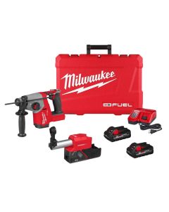 Milwaukee 2908-22DE M18 FUEL 5/8" SDS Plus Rotary Hammer w/Dust Extractor Kit