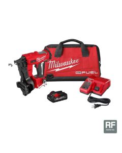 Milwaukee 2909-21 M18 Fuel Cordless Coil Roofing Nailer Kit