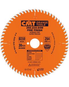 CMT Tools 292.210.64M, 210mm Fine Finish Circular Saw Blade for Plywood & Melamine