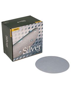 Mirka 2B-612-220 Q.Silver 5" Grip P220 Grit Abrasive Disc, 50 Piece
