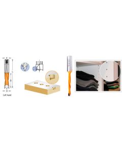 Brad Point Boring Bits - 70mm Long - 10mm x 30mm Shank-Left Hand