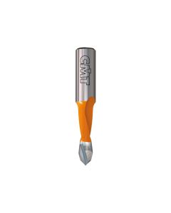 CMT Tools 313.080.42, 8mm x 57.7mm LH Dowel Drill for Through Hole