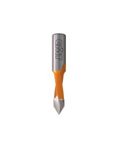 CMT Tools 313.100.12, 10mm x 57.7mm LH Dowel Drill for Through Hole