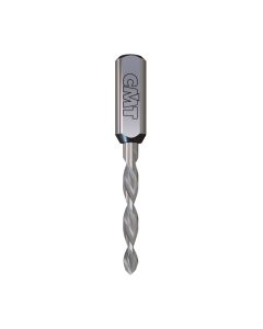 CMT Tools 314.060.22, 6mm x 70mm LH Dowel Drill for Through Hole
