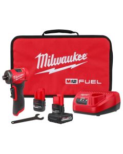 Milwaukee 3485-22, M12 Fuel 1/4" Right Angle Die Grinder Kit