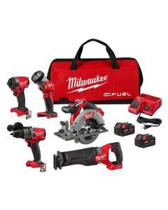 Milwaukee 3697-25 M18 Fuel 5 Tool Combo Kit