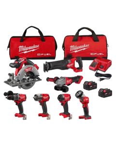 Milwaukee 3697-27 M18 Fuel 7-Tool Combo Kit