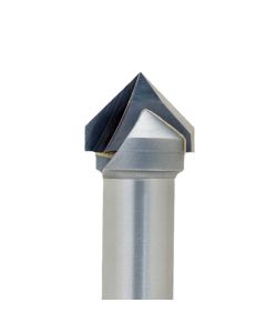 Onsrud Cutter 37-64, 1" x 27/32" 2F CT Double Edge V Bottom Router Bit
