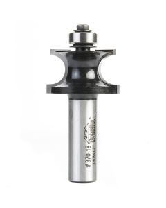Timberline 370-18 1-1/4" Carbide Tipped Corner Edge Beading Router Bit with Ball Bearing