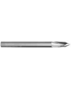 Vortex Tool 3830, 1/4" x 1/2" 60Deg SC V-Point Right Hand Router Bit