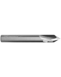 Vortex Tool 3840, 3/8" x 5/8" 60Deg SC V-Point Right Hand Router Bit